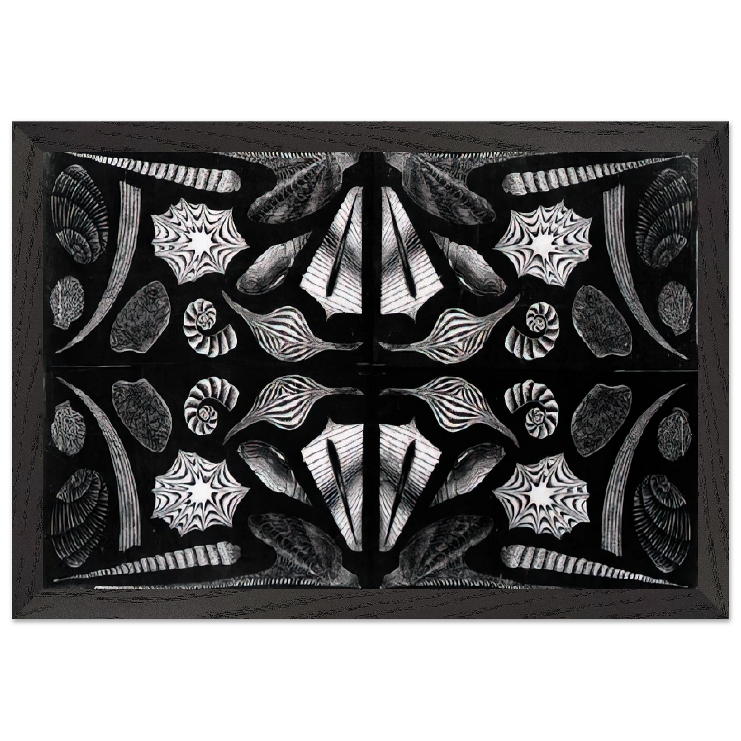 MC Escher - ESCHER (5) Wall Art - 21x29.7 cm / 8x12" - Premium Wooden Framed Poster With Fine Art Paper-canvas - White frame