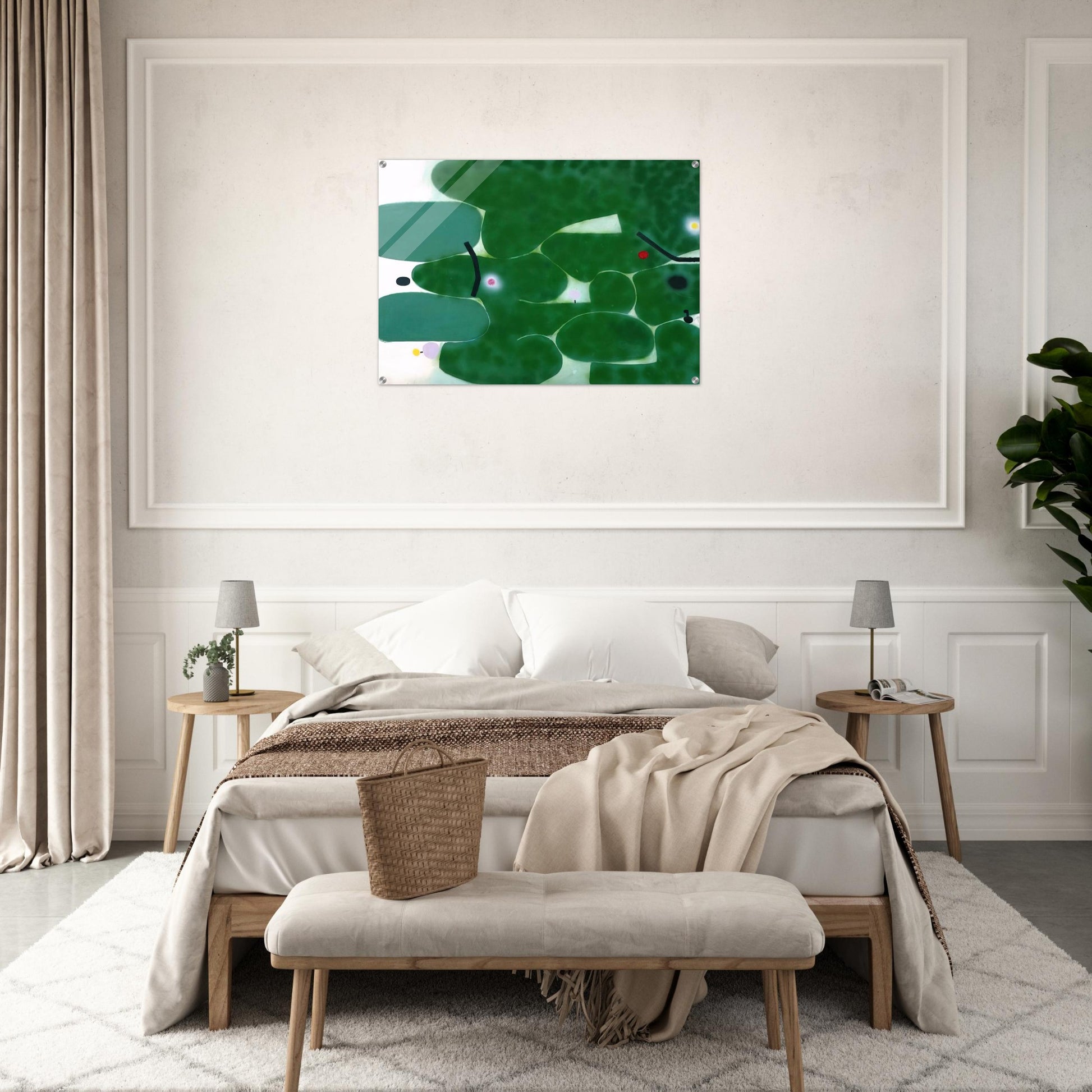 THE GREEN EARTH 1980 - Victor Pasmore Acrylic Print - 70x100 cm / 28x40″ inches | Victor Pasmore Wall Art | Victor Pasmore Prints