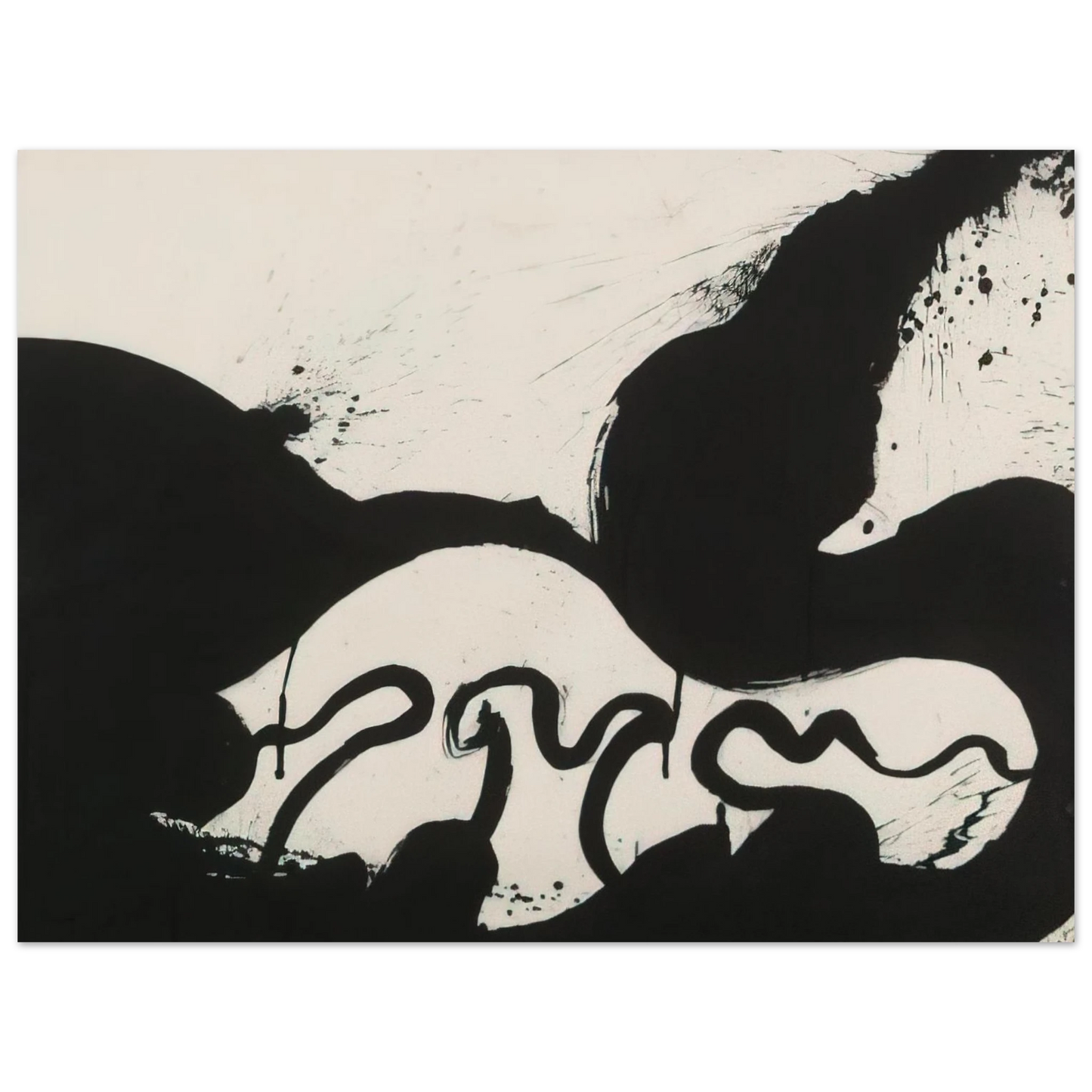 Helen Frankenthaler - Untitled - 1973 Wall art - 20x25 cm / 8x10 inches - Premium Wooden Framed Poster With Fine Art Paper-canvas - White frame
