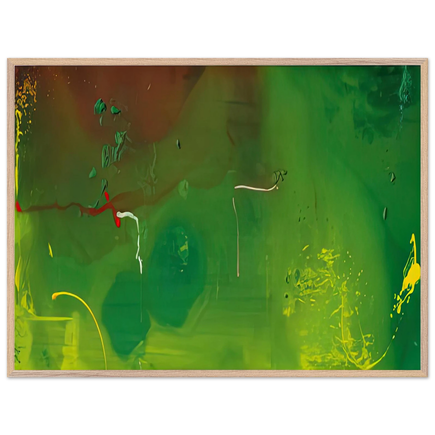Helen Frankenthaler - Petroglyphs, 1990- Wall Art - 28x40 inches / 70x70 cm - Canvas (Imperial)-canvas - -