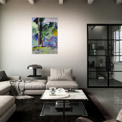 PAYSAGE A COLLIOURE 1905 - Henri Matisse Brushed Aluminum Print - 70x100 cm / 28x40 inches | Henri Matisse Aluminum Print | Henri Matisse Prints