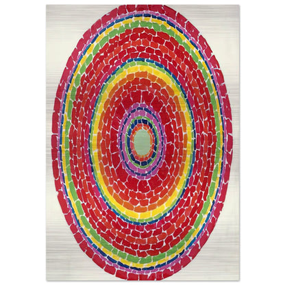 SPRINGTIME IN WASHINGTON 1971 - Alma Woodsey Thomas Brushed Aluminum Print - 70x100 cm / 28x40 inches | Alma Woodsey Thomas Aluminum Print | Alma Woodsey Thomas Prints