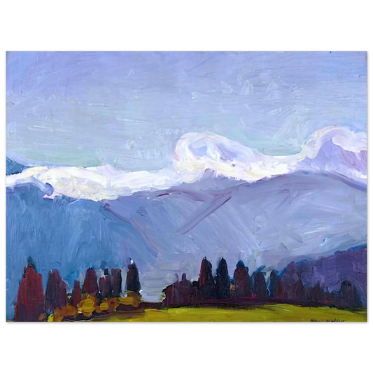 Henri Matisse - GREEN NEEDLES ON THE CROSS JAVERNAZ 1901  75x100 cm / 30x40inches Fine Art Poster