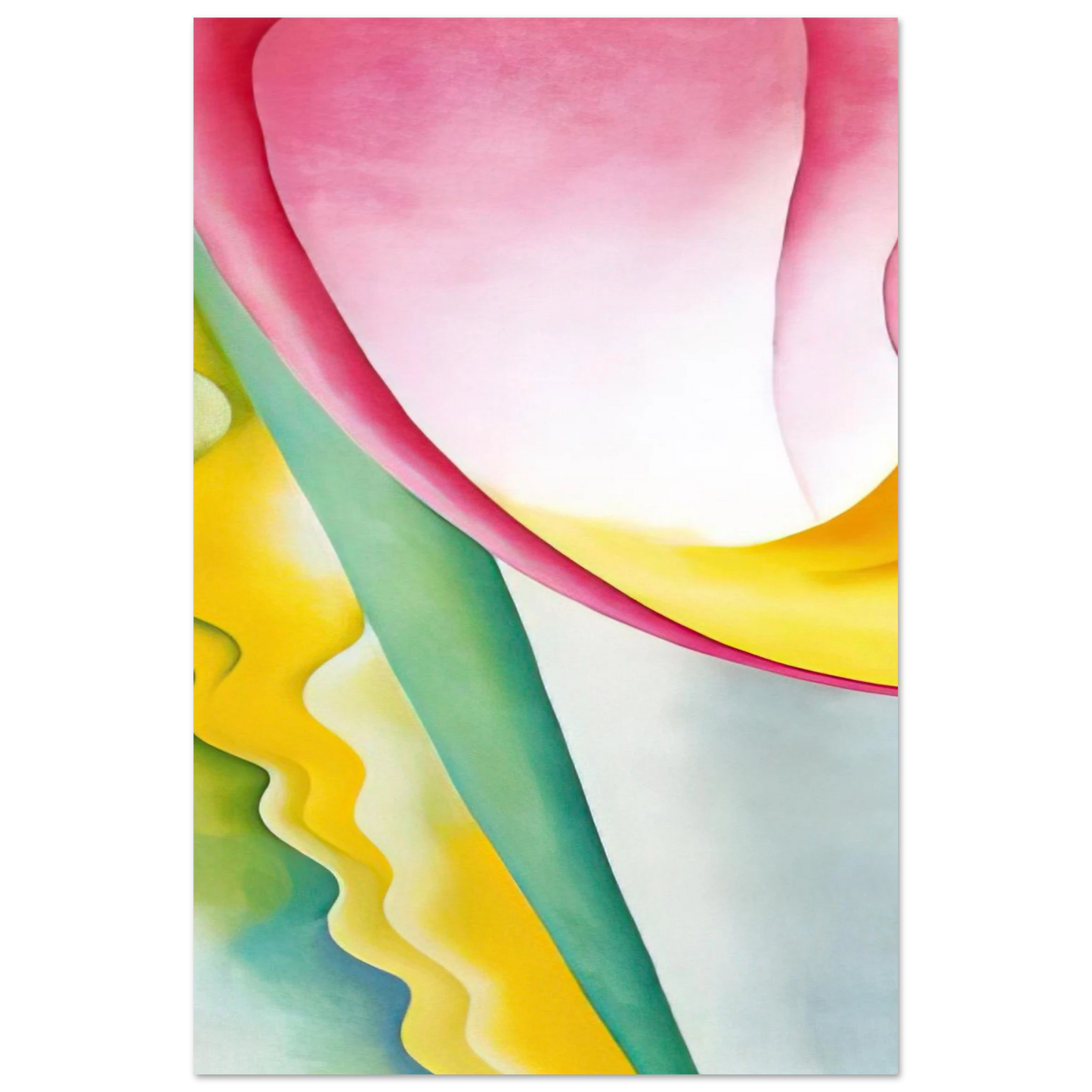 Georgia O'Keeffe - Abstraction No. 77  Tulip  Fine Art Poster