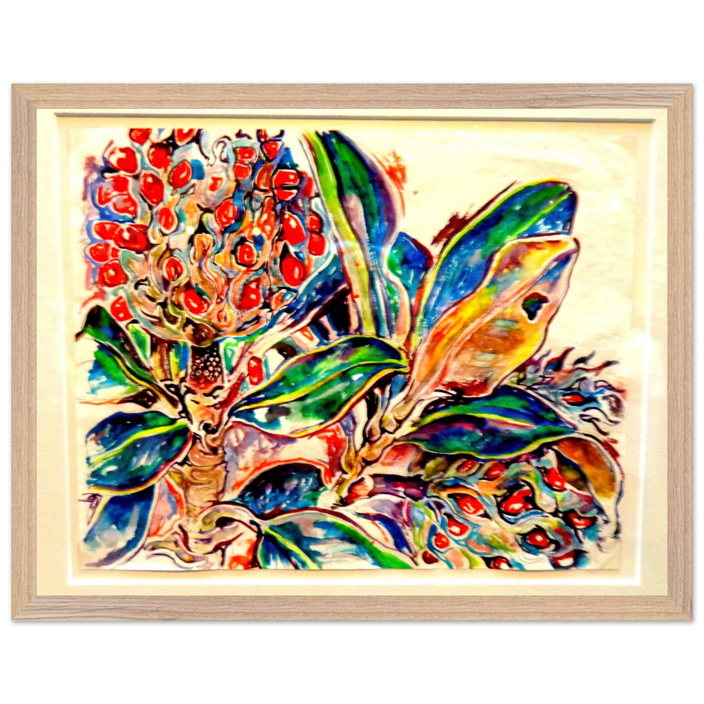 Walter Inglis Anderson - Walter Anderson Wall art - 50x70 cm / 20x28 inches - Premium Wooden Framed Poster With Fine Art Paper-canvas - Wood frame