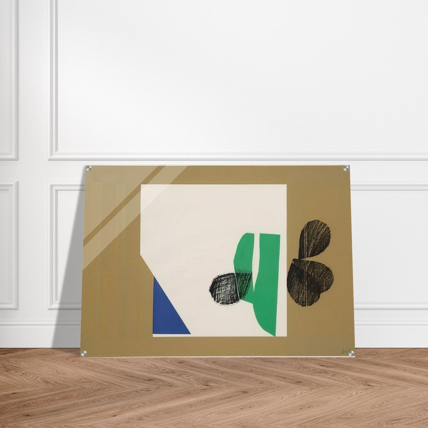 Enter Laughing - 1964 - Howard Hodgkin Acrylic Print - 70x100 cm / 28x40″ inches