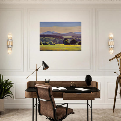 Summer Day. Asgaard - Rockwell Kent Brushed Aluminum Print - 70x100 cm / 28x40 inches | Rockwell Kent Aluminum Print | Rockwell Kent Prints