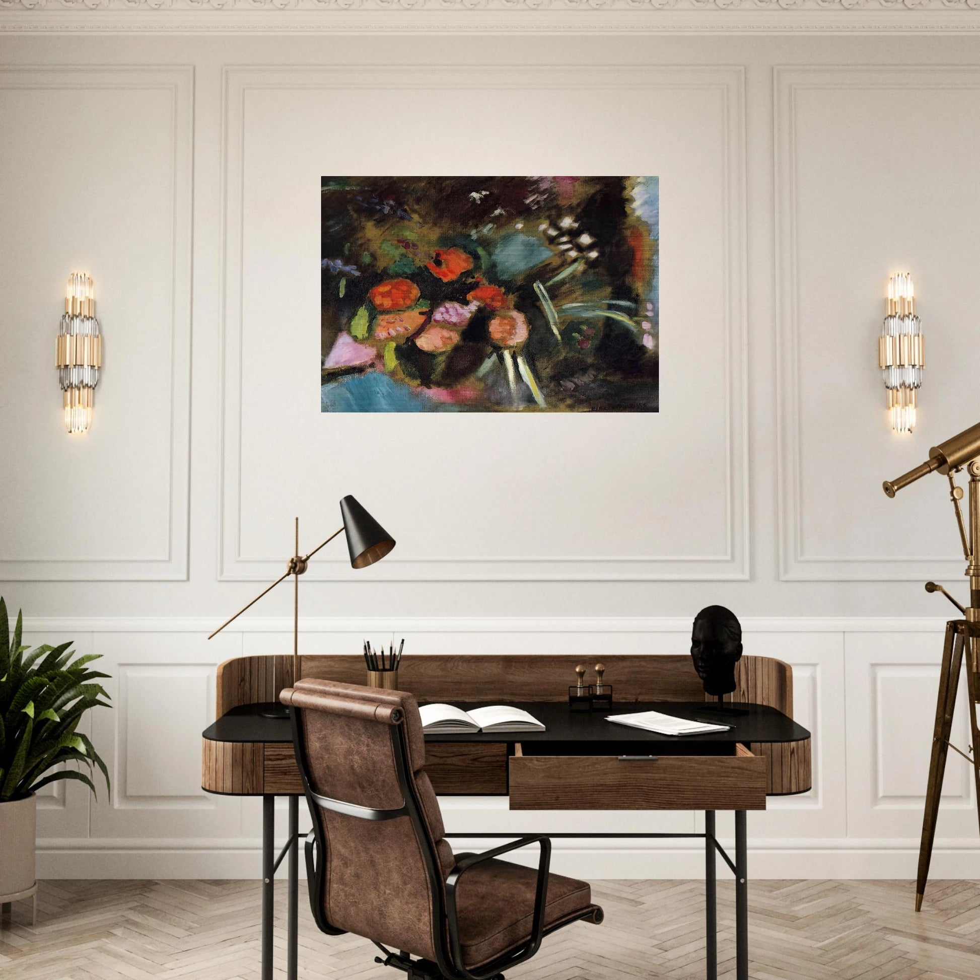 FLOWERS 1906 - Henri Matisse Brushed Aluminum Print - 70x100 cm / 28x40 inches | Henri Matisse Aluminum Print | Henri Matisse Prints