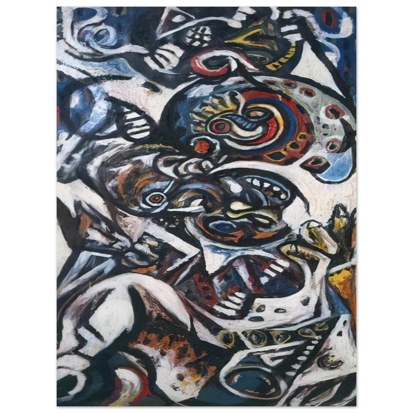 Jackson Pollock - BIRTH  75x100 cm / 30x40inches Fine Art Poster