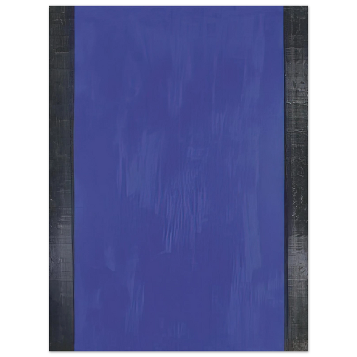 Gunther Forg - Untitled blue - Color Field Painting  75x100 cm / 30x40inches Fine Art Poster