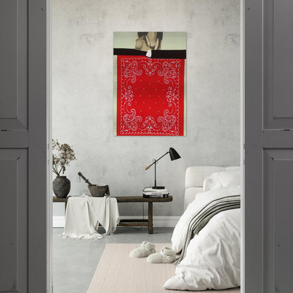 THROAT 1965 - Jim Dine Brushed Aluminum Print - 70x100 cm / 28x40 inches | Jim Dine Aluminum Print | Jim Dine Prints
