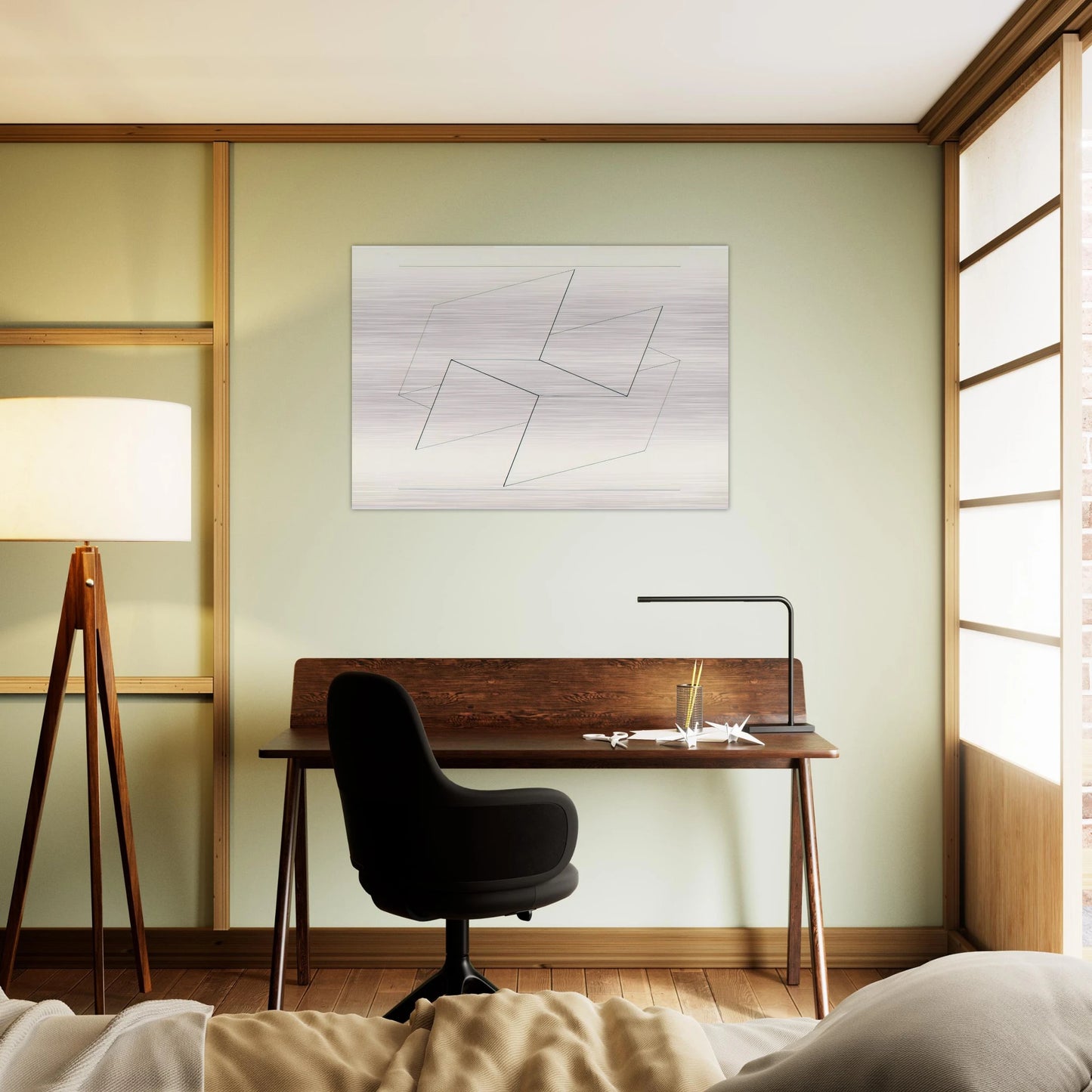 STRUCTURAL CONSTELLATION VI 1960 - Josef Albers Brushed Aluminum Print - 70x100 cm / 28x40 inches | Josef Albers Aluminum Print | Josef Albers Prints