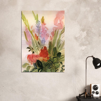 GLADIOLI 1942 - Raoul Dufy Brushed Aluminum Print - 70x100 cm / 28x40 inches | Raoul Dufy Aluminum Print | Raoul Dufy Prints