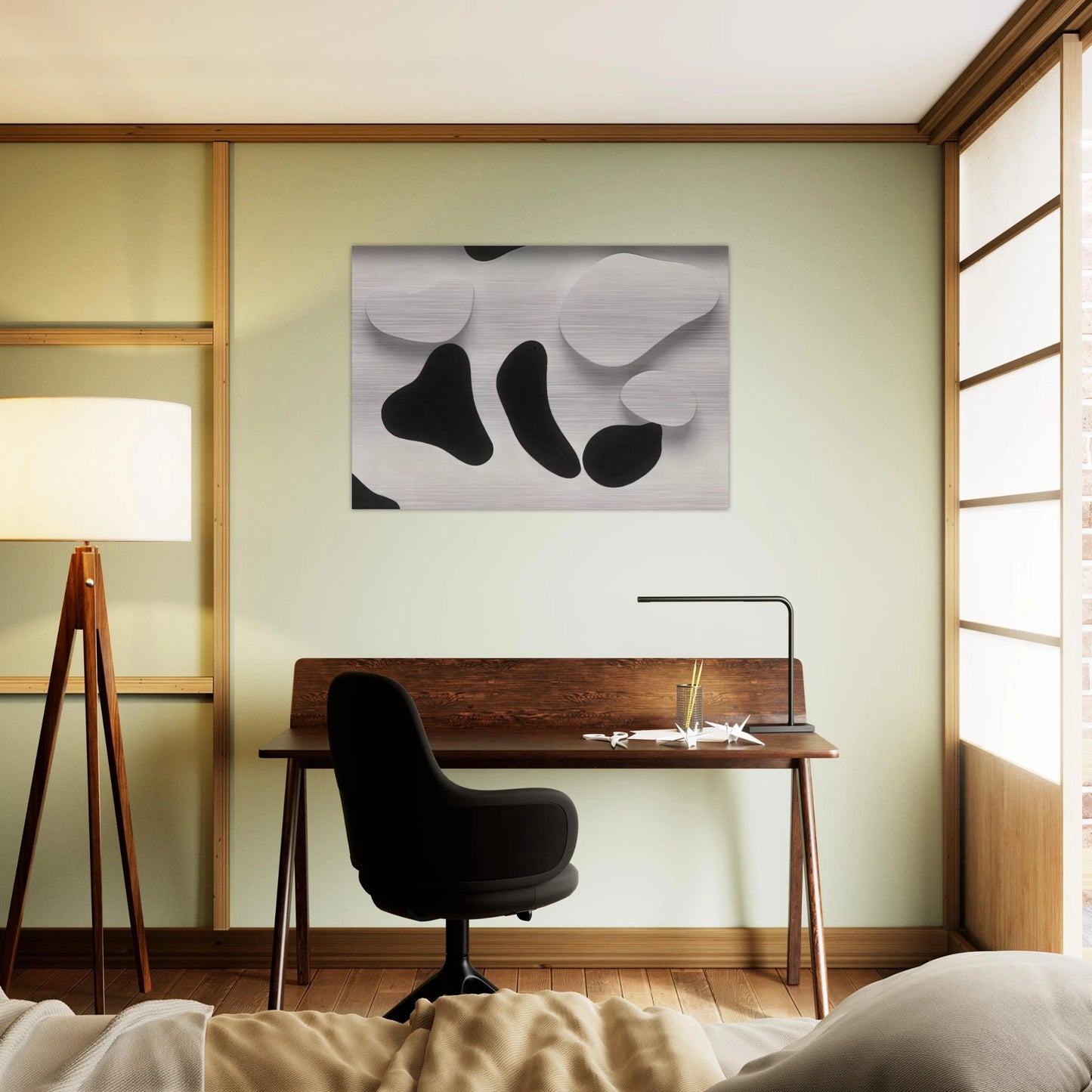 Constellation According to the Laws of Chance - Jean Arp Brushed Aluminum Print - 70x100 cm / 28x40 inches | Jean Arp Aluminum Print | Jean Arp Prints