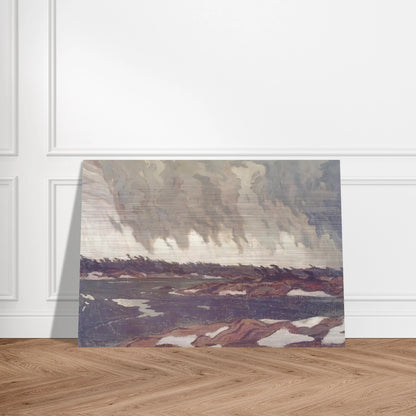 March Storm, Georgian Bay - 1920 - A.Y. Jackson Brushed Aluminum Print - 70x100 cm / 28x40 inches | A.Y. Jackson Aluminum Print | A.Y. Jackson Prints