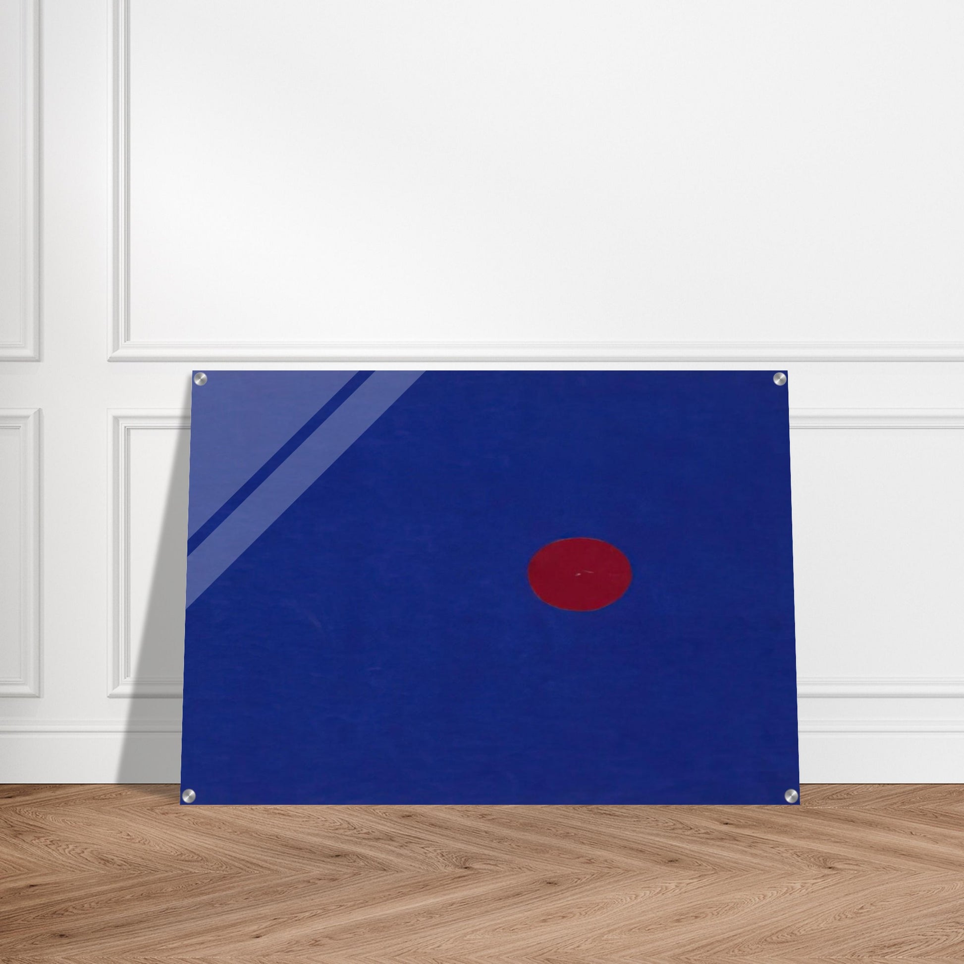 Red and Blue from the series Line Form Color - Ellsworth Kelly Acrylic Print - 70x100 cm / 28x40″ inches
