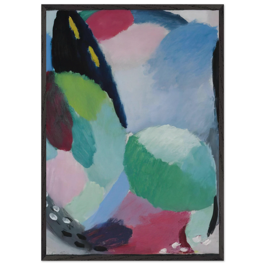 VARIATION SONNENAUFGANG 1918 - Alexej von Jawlensky 70x100 cm / 28x40 inches Framed Art Print – Black Wooden Frame