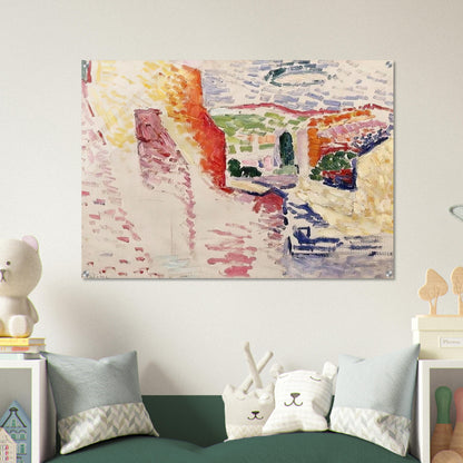 SUN STREET 1905 - Henri Matisse Acrylic Print - 70x100 cm / 28x40″ inches | Henri Matisse Wall Art | Henri Matisse Prints