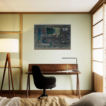 CIRCULATION SLOWED 1931 - Wassily Kandinsky Brushed Aluminum Print - 70x100 cm / 28x40 inches | Wassily Kandinsky Aluminum Print | Wassily Kandinsky Prints