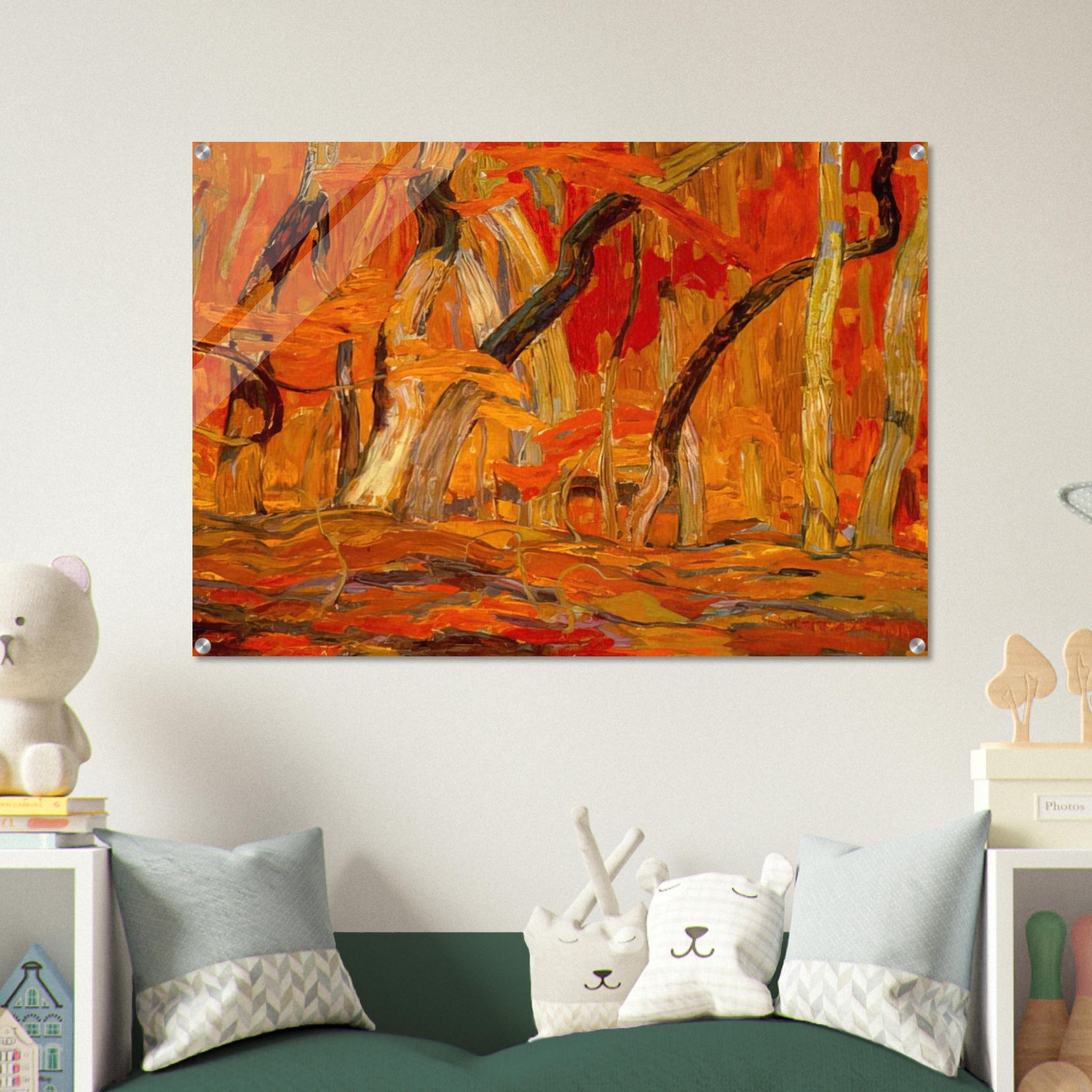 Maple Woods, Algoma - 1920 - A.Y. Jackson Acrylic Print - 70x100 cm / 28x40″ inches | A.Y. Jackson Wall Art | A.Y. Jackson Prints