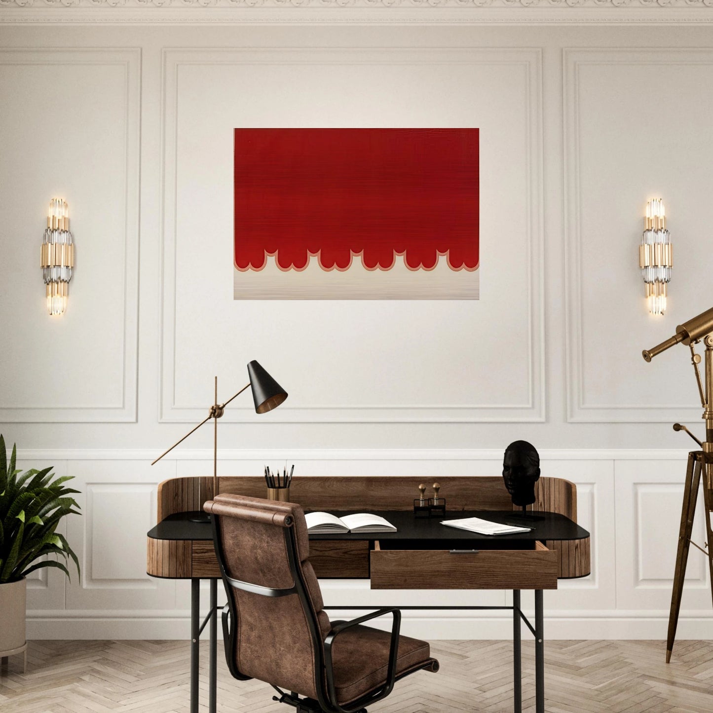 Interior - 1983 - Thomas Downing Brushed Aluminum Print - 70x100 cm / 28x40 inches | Thomas Downing Aluminum Print | Thomas Downing Prints