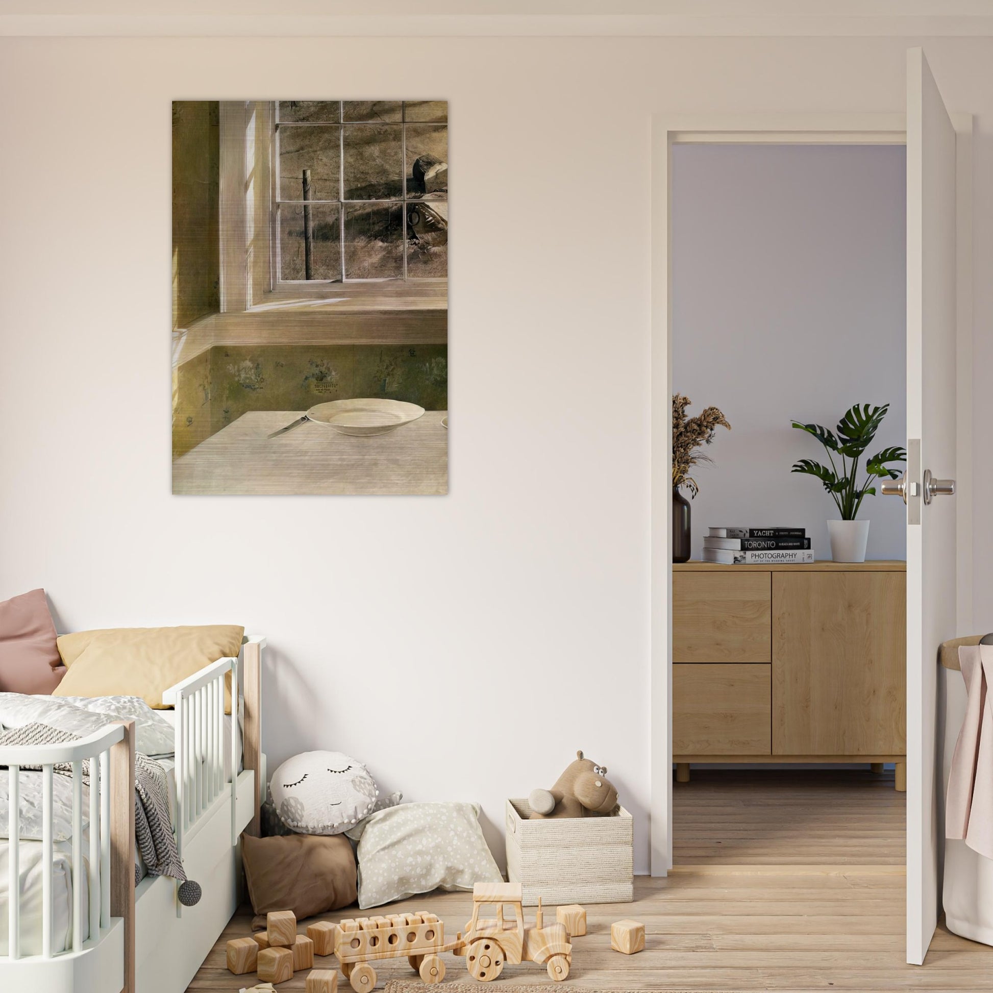 GROUNDHOG DAY - Andrew Wyeth Brushed Aluminum Print - 70x100 cm / 28x40 inches | Andrew Wyeth Aluminum Print | Andrew Wyeth Prints