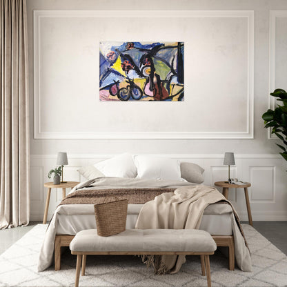 Abstract Still Life - 1950 - Walasse Ting Acrylic Print - 70x100 cm / 28x40″ inches