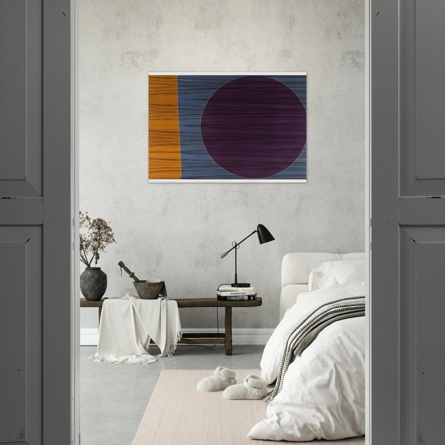 Rhinoceros 3 - Sam Gilliam Brushed Aluminum Print - 70x100 cm / 28x40 inches | Sam Gilliam Aluminum Print | Sam Gilliam Prints