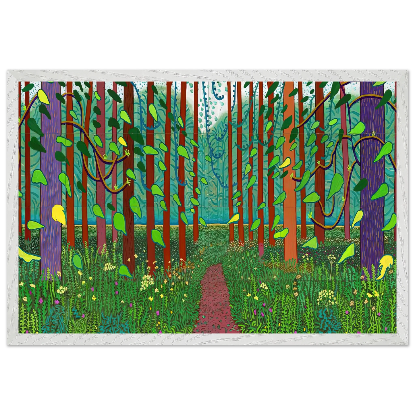David Hockney - David Hockney Wall art - 30x40 cm / 12x16 inches - Fine Art Poster-canvas - -