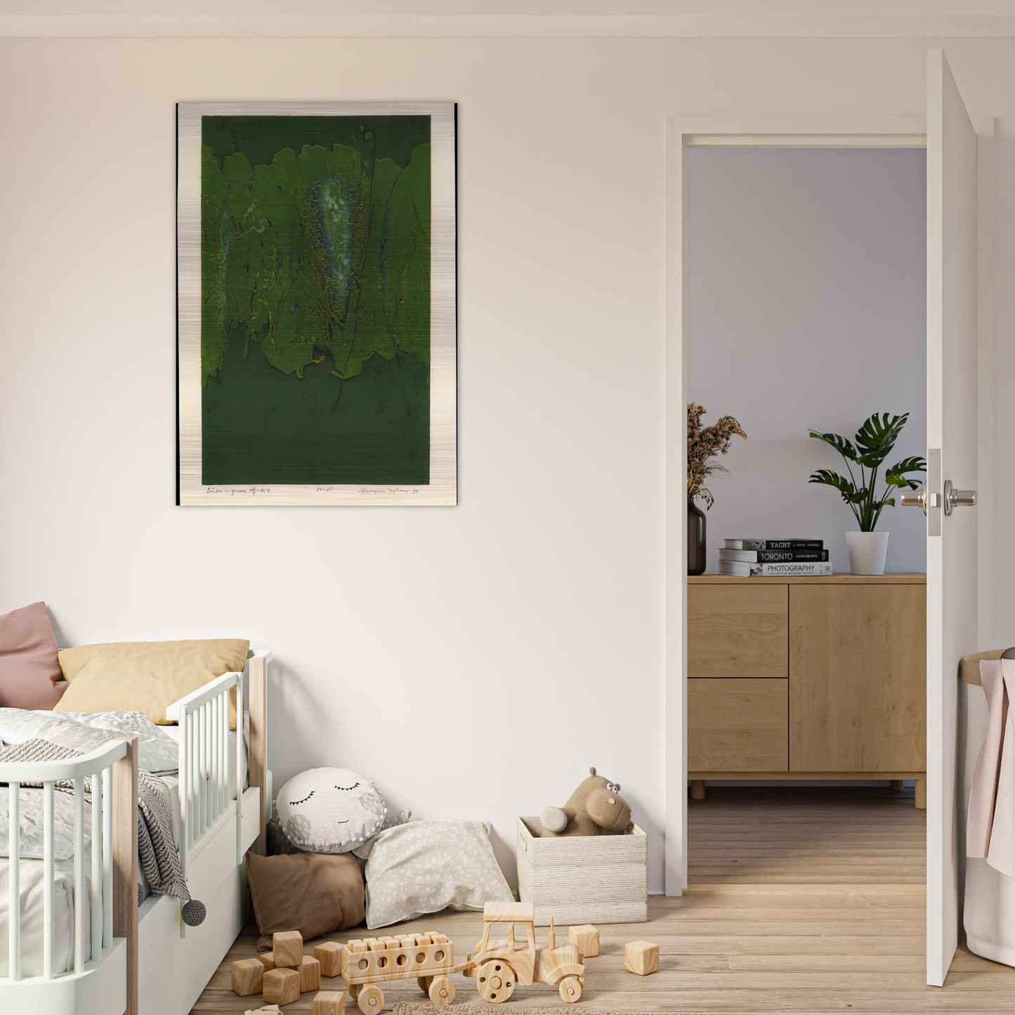 Winter in Green - 1970 - Hiroyuki Tajima Brushed Aluminum Print - 70x100 cm / 28x40 inches | Hiroyuki Tajima Aluminum Print | Hiroyuki Tajima Prints