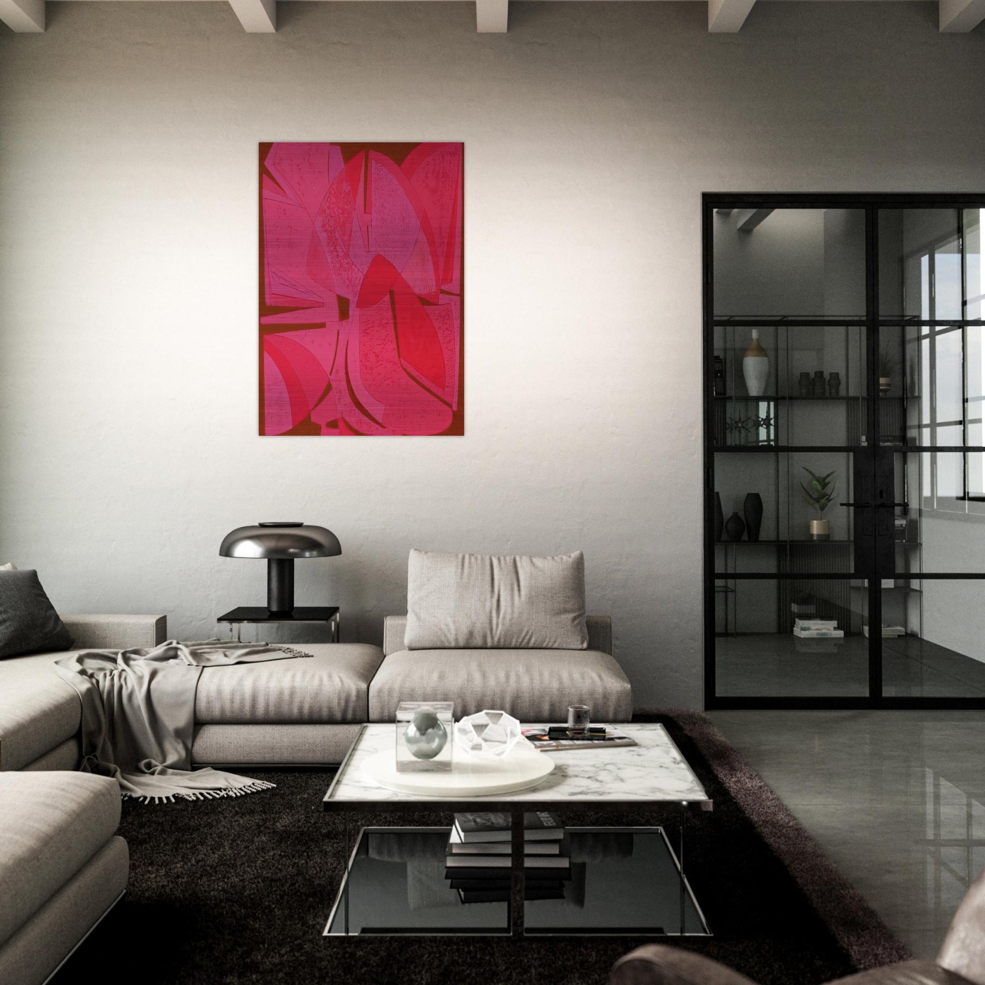 Untitled - Pedro Coronel Brushed Aluminum Print - 70x100 cm / 28x40 inches | Pedro Coronel Aluminum Print | Pedro Coronel Prints