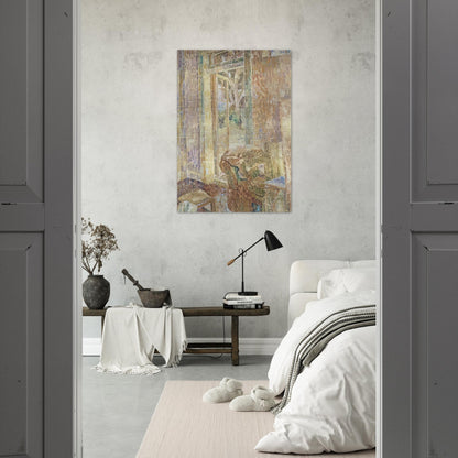 Door into the garden - 1947 - Grace Cossington Smith Brushed Aluminum Print - 70x100 cm / 28x40 inches | Grace Cossington Smith Aluminum Print | Grace Cossington Smith Prints