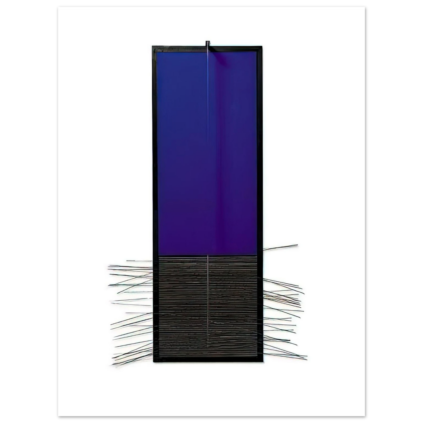 Jesus Rafael Soto - BLEU VERTICAL  75x100 cm / 30x40inches Fine Art Poster