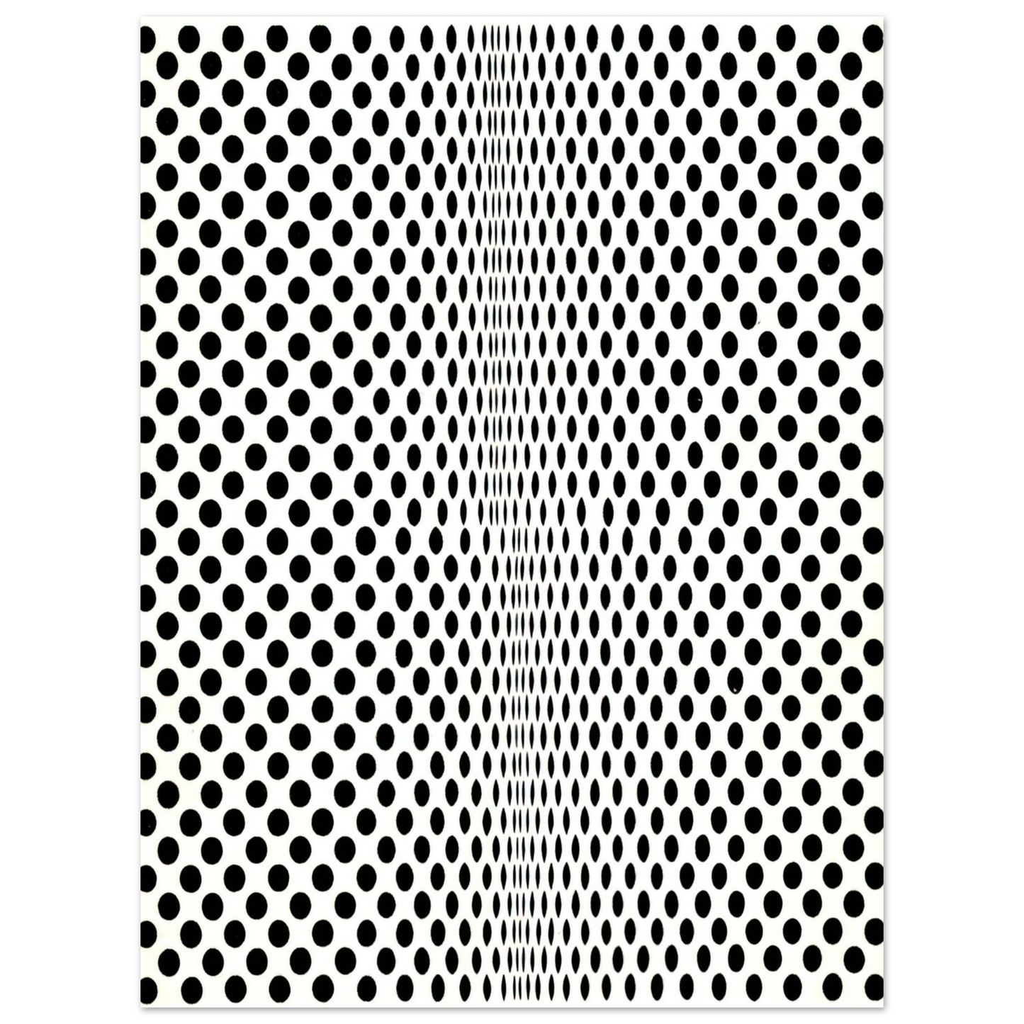 Bridget Riley - FISSION 1963  75x100 cm / 30x40inches Fine Art Poster