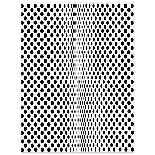 Bridget Riley - FISSION 1963  75x100 cm / 30x40inches Fine Art Poster