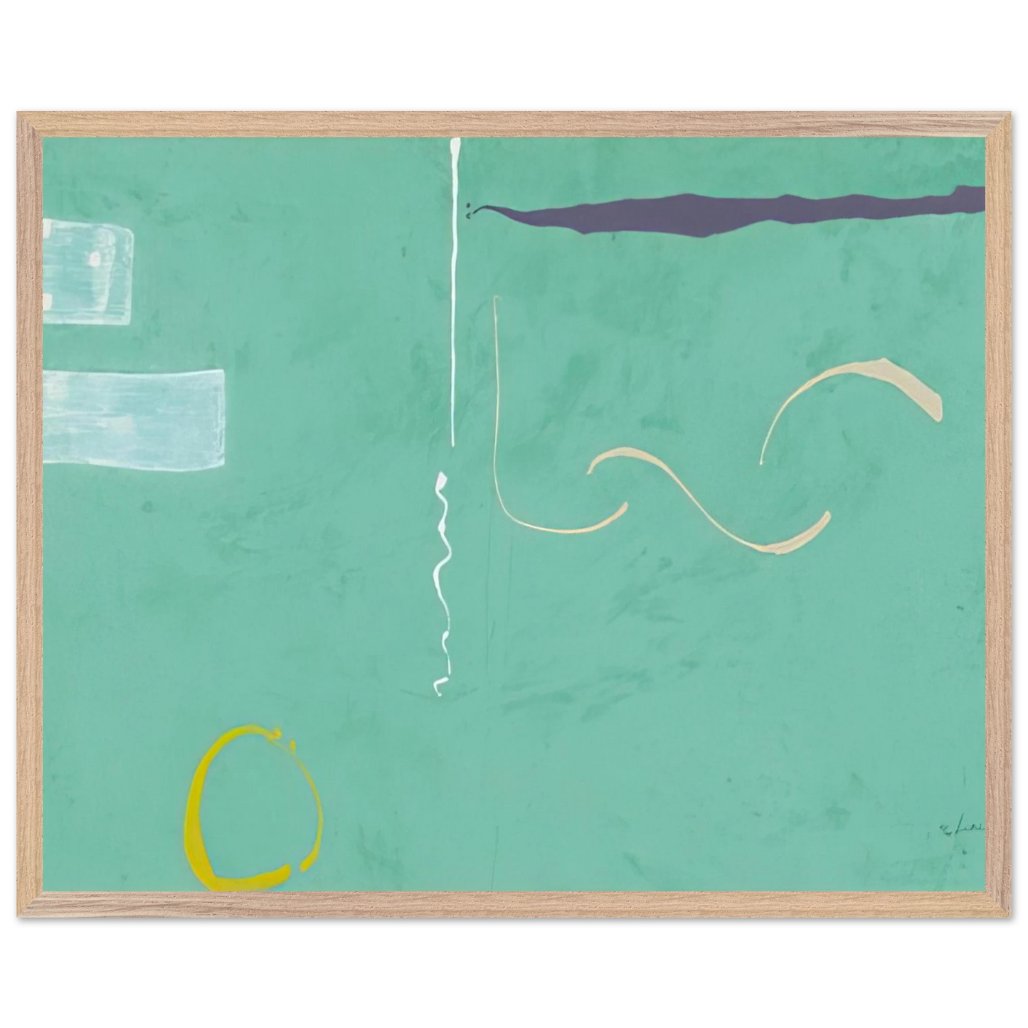 Helen Frankenthaler - Tahiti - 1989 Wall art - A3 (29.7 x 42  cm) - Fine Art Poster-canvas - -