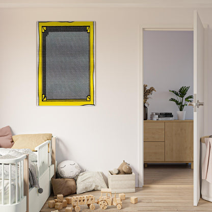 STRETCHER FRAME - Roy Lichtenstein Brushed Aluminum Print - 70x100 cm / 28x40 inches | Roy Lichtenstein Aluminum Print | Roy Lichtenstein Prints