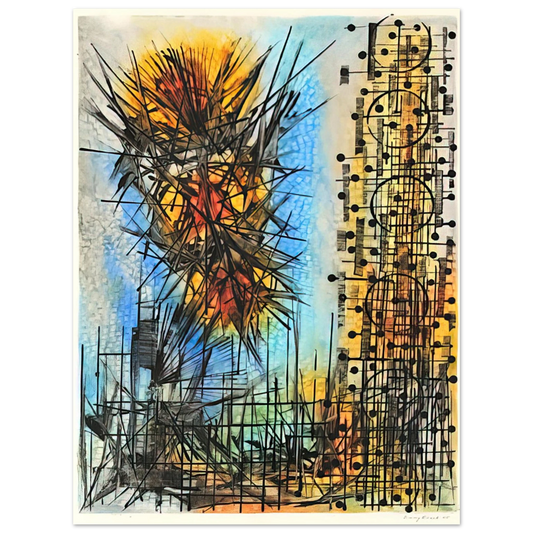 Jimmy Ernst - Observation VII - 1965  75x100 cm / 30x40inches Fine Art Poster
