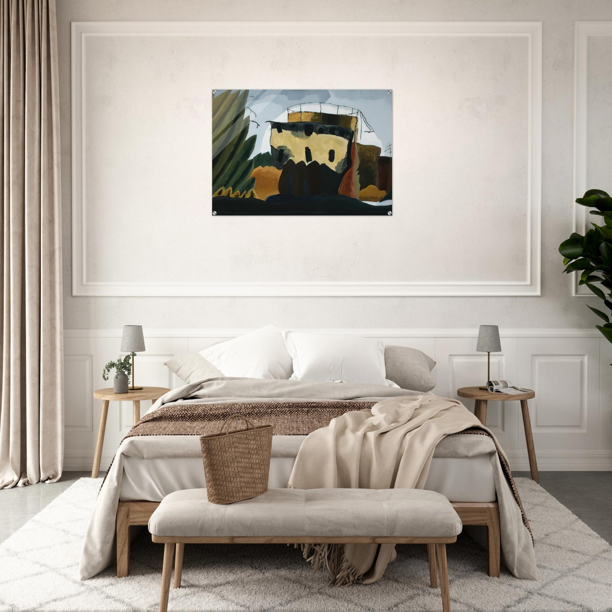 Tanks - 1938 - Arthur Dove Acrylic Print - 70x100 cm / 28x40″ inches | Arthur Dove Wall Art | Arthur Dove Prints