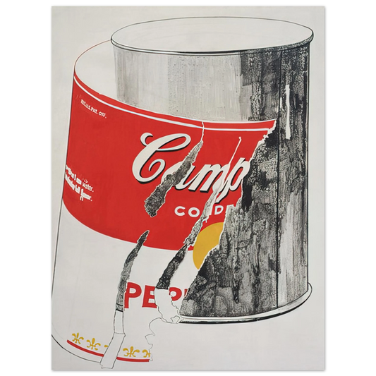 Andy Warhol - Big Torn Campbell's Soup Can  Pepper Pot  Fine Art Poster
