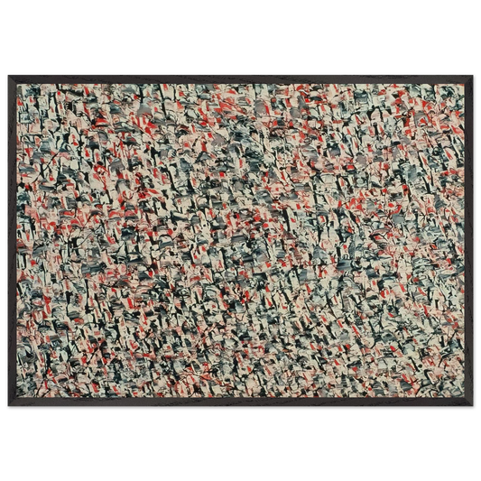 Natashkouan - Marcel Barbeau 70x100 cm / 28x40 inches Framed Art Print – Black Wooden Frame