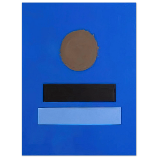 Adolph Gottlieb - Blue Ground - 1973  75x100 cm / 30x40inches Fine Art Poster