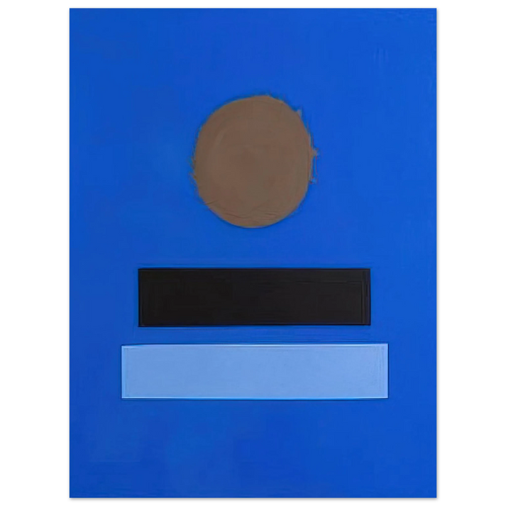 Adolph Gottlieb - Blue Ground - 1973  75x100 cm / 30x40inches Fine Art Poster