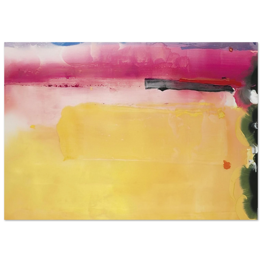 Helen Frankenthaler - Black-Eyed Susan - 1988 Wall art - 13x18 cm / 5x7 inches - Fine Art Poster-canvas - -