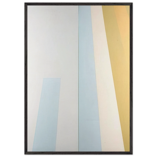 Diet - Minimalism - Mark Lancaster 70x100 cm / 28x40 inches Framed Art Print – Black Wooden Frame