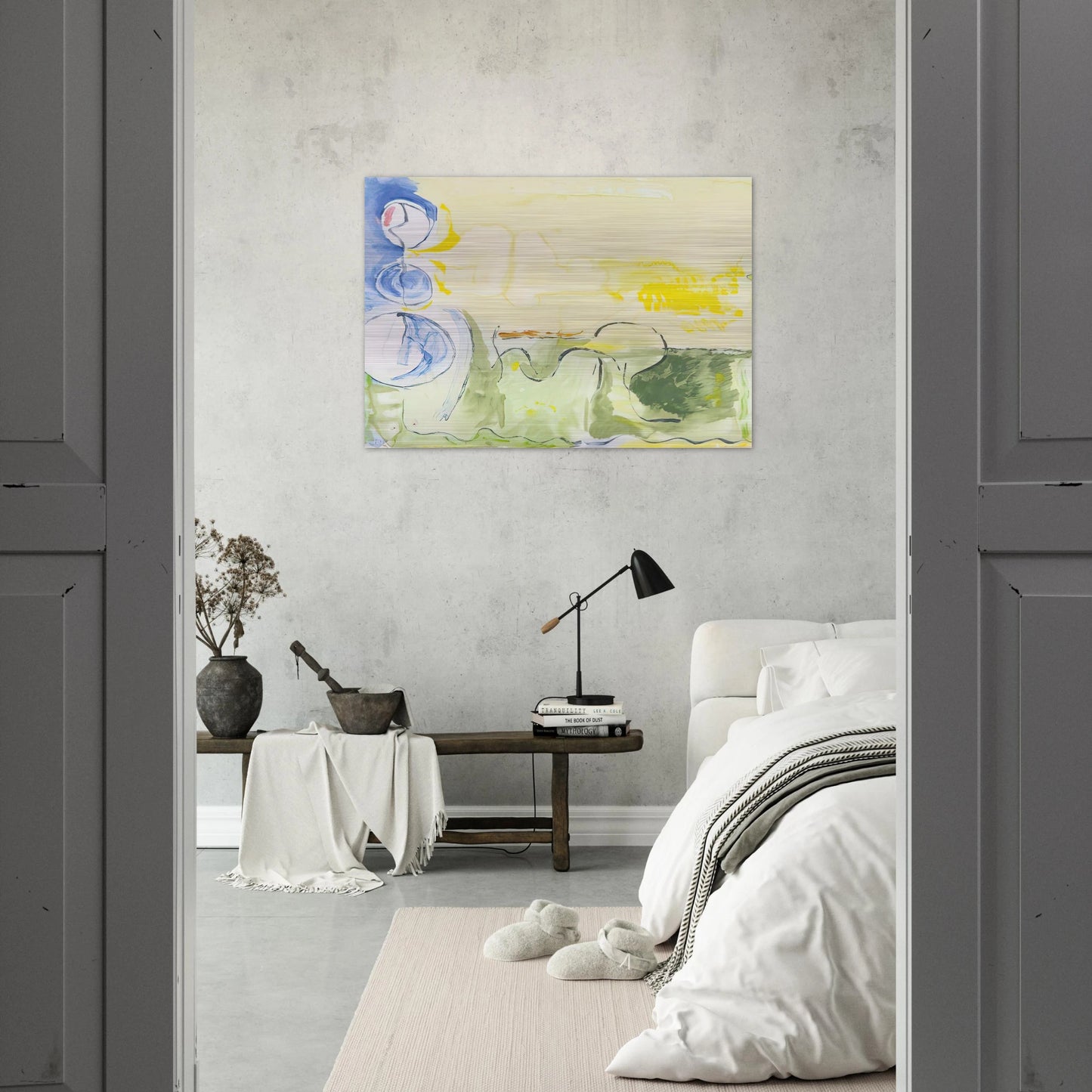 Flotilla - 2006 - Helen Frankenthaler Brushed Aluminum Print - 70x100 cm / 28x40 inches | Helen Frankenthaler Aluminum Print | Helen Frankenthaler Prints