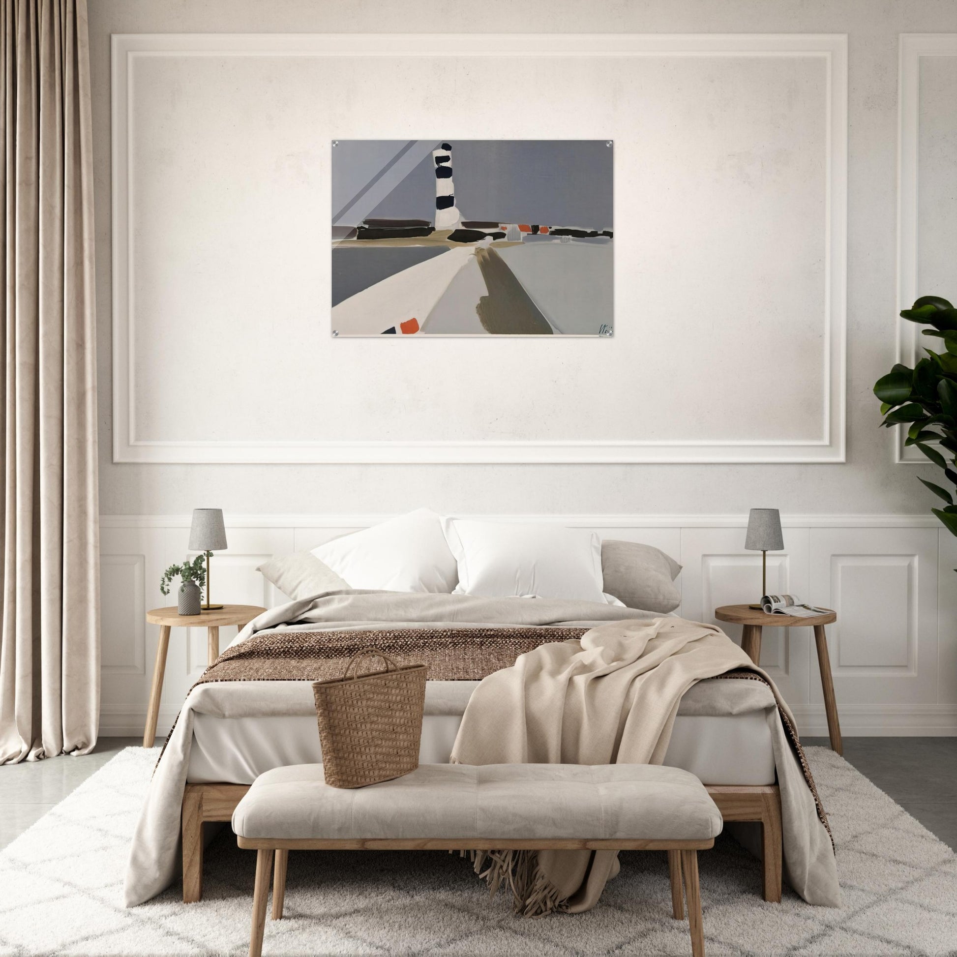 Le Phare - 1952 - Nicolas de Stael Acrylic Print - 70x100 cm / 28x40″ inches