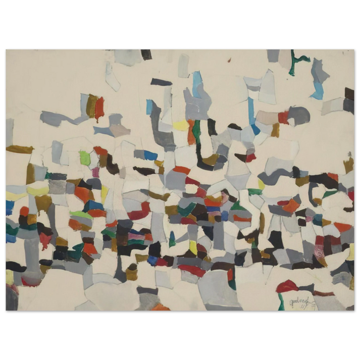 Robert Goodnough - Untitled Composition - 1957  75x100 cm / 30x40inches Fine Art Poster
