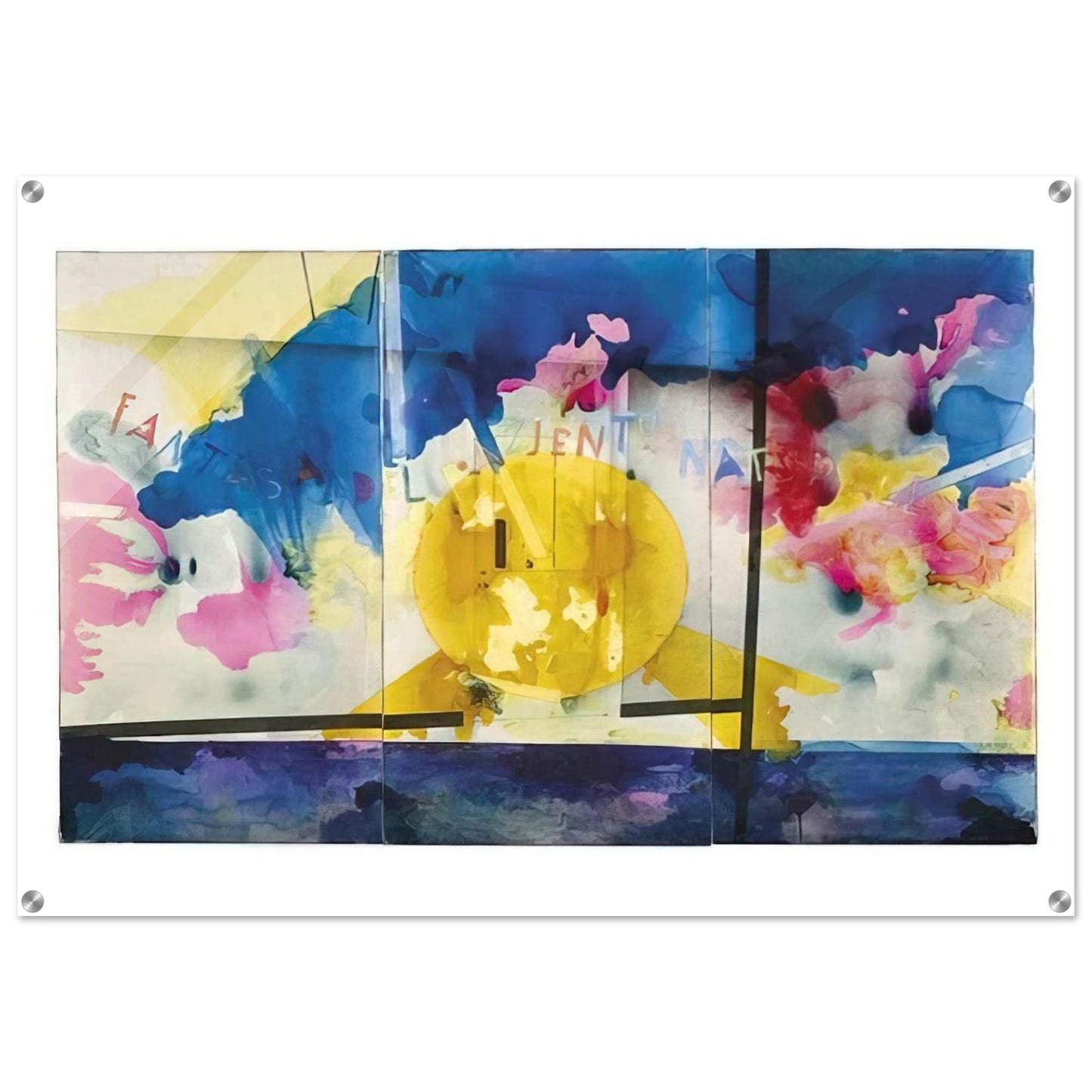 Fantasy of the Natural Patient - 1970 - Mario Schifano Acrylic Print - 70x100 cm / 28x40″ inches