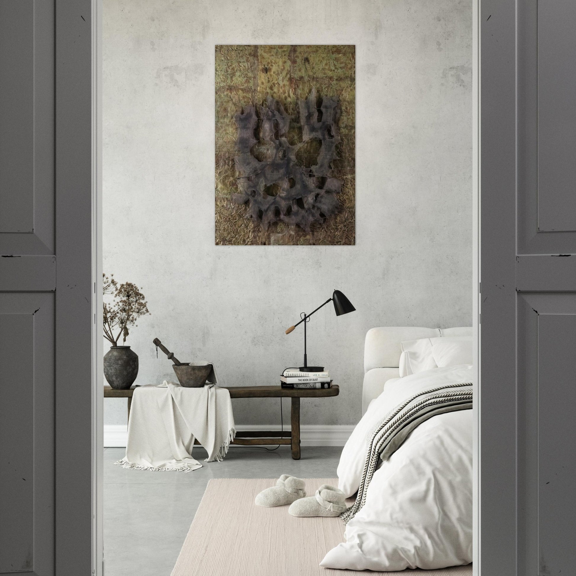 Metamorfosis Marco Aurelio - 1962 - Manuel Rivera Brushed Aluminum Print - 70x100 cm / 28x40 inches | Manuel Rivera Aluminum Print | Manuel Rivera Prints